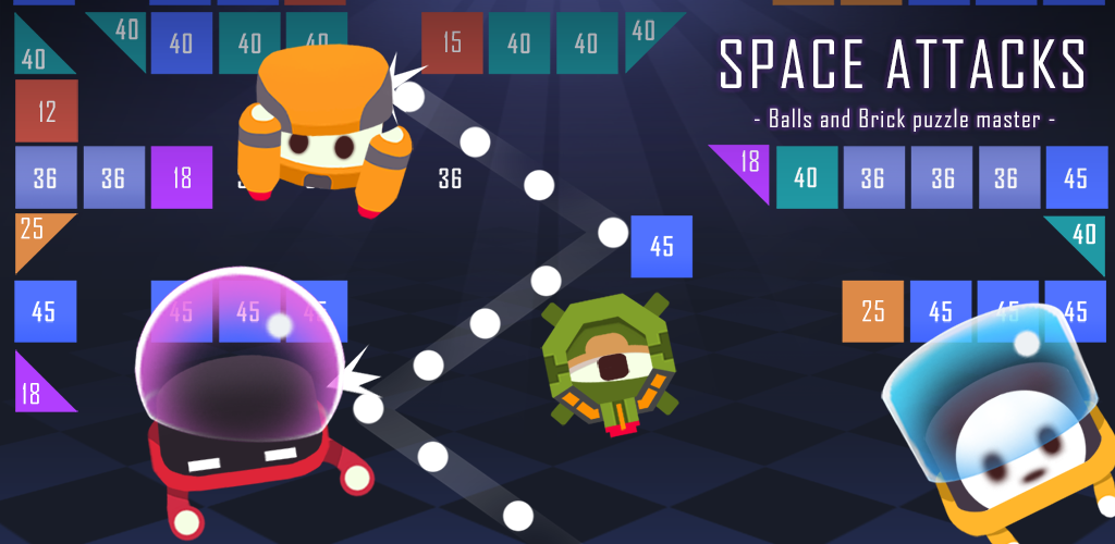 Banner of Space Attacks: Balls and Brick 퍼즐 마스터 1.0.11