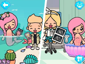 Mermaid Games: Princess Salon Game Screenshot