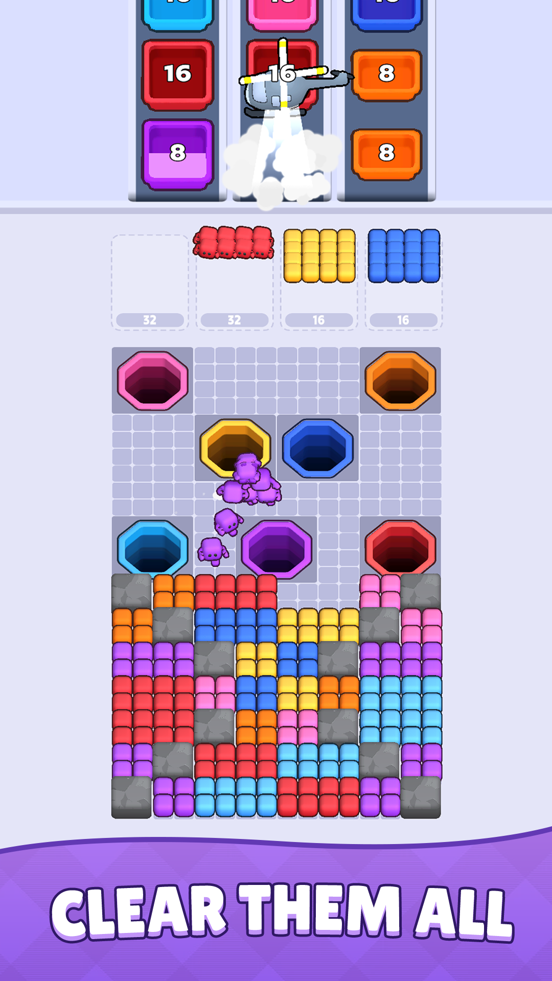 Cube Color Escape Game Screenshot