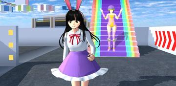 Banner of Anime School Girl Parkour 3D 