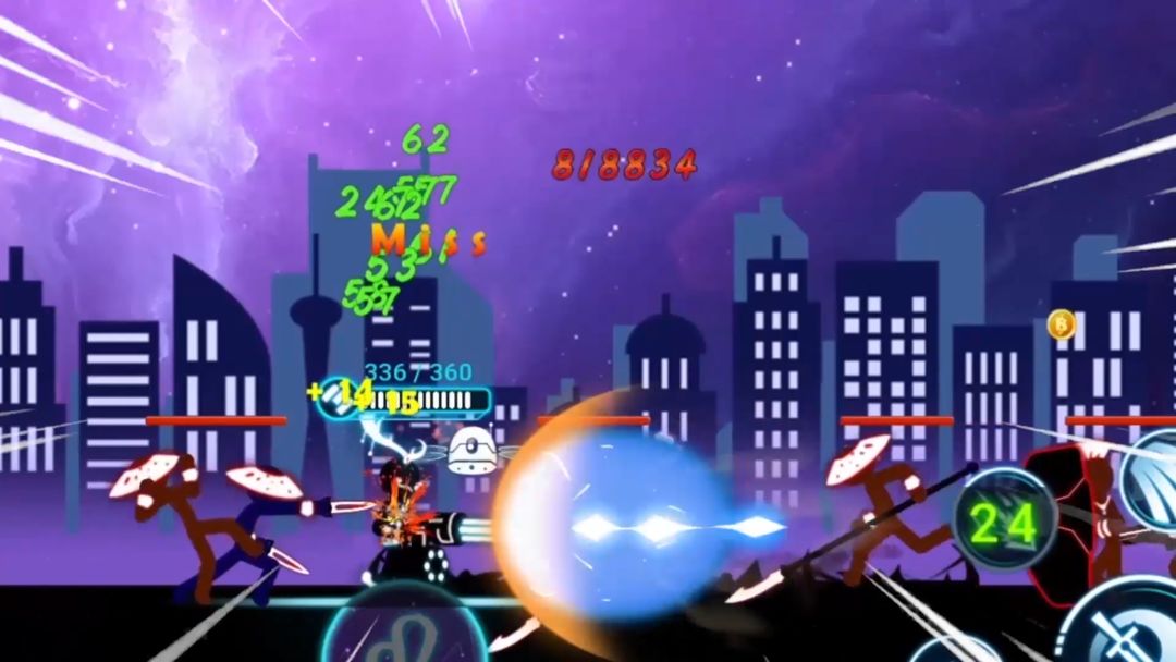 Screenshot of Stickman Ghost 2: Ninja Games