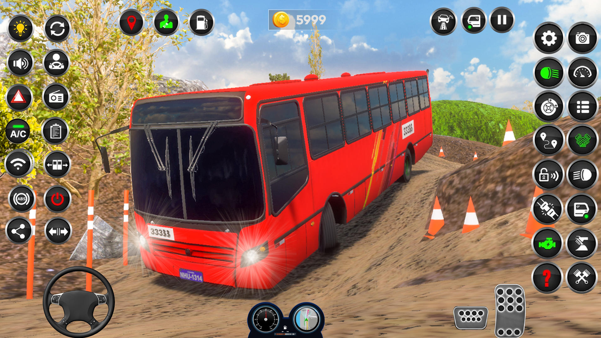 Cuplikan Layar Game Coach Bus Simulator Games 3D