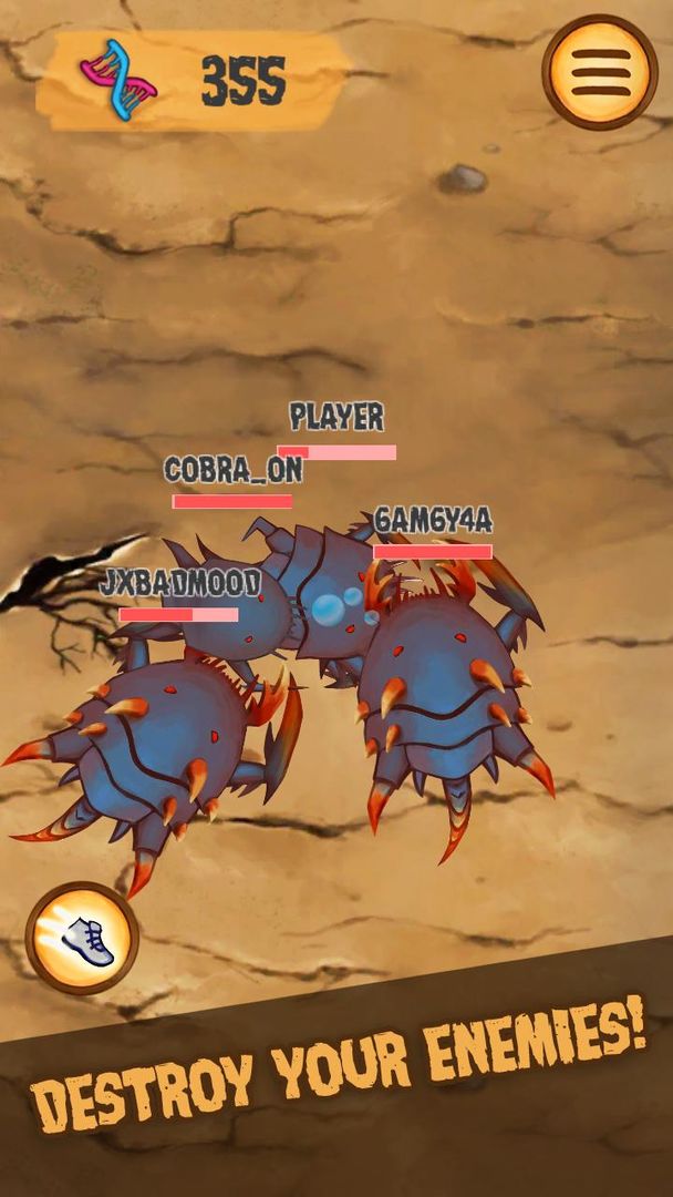Screenshot of Spore Monsters.io