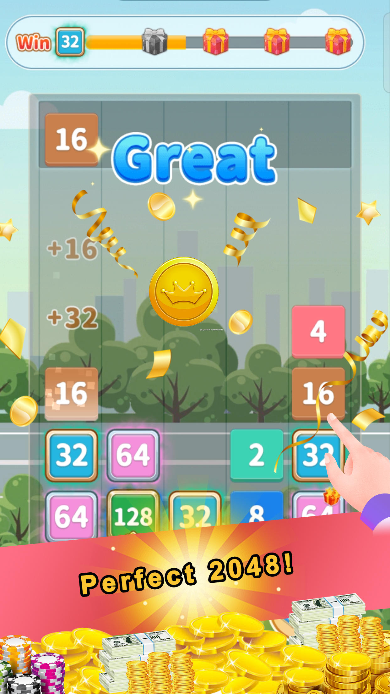 Screenshot of Perfect 2048