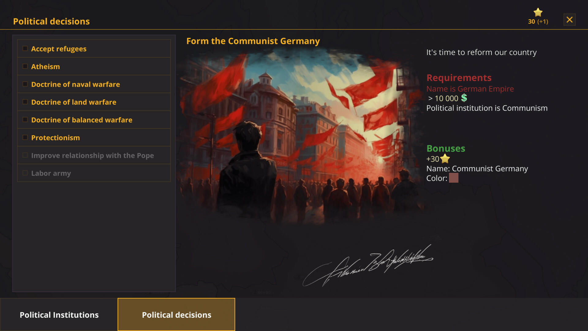 Warnament screenshot game