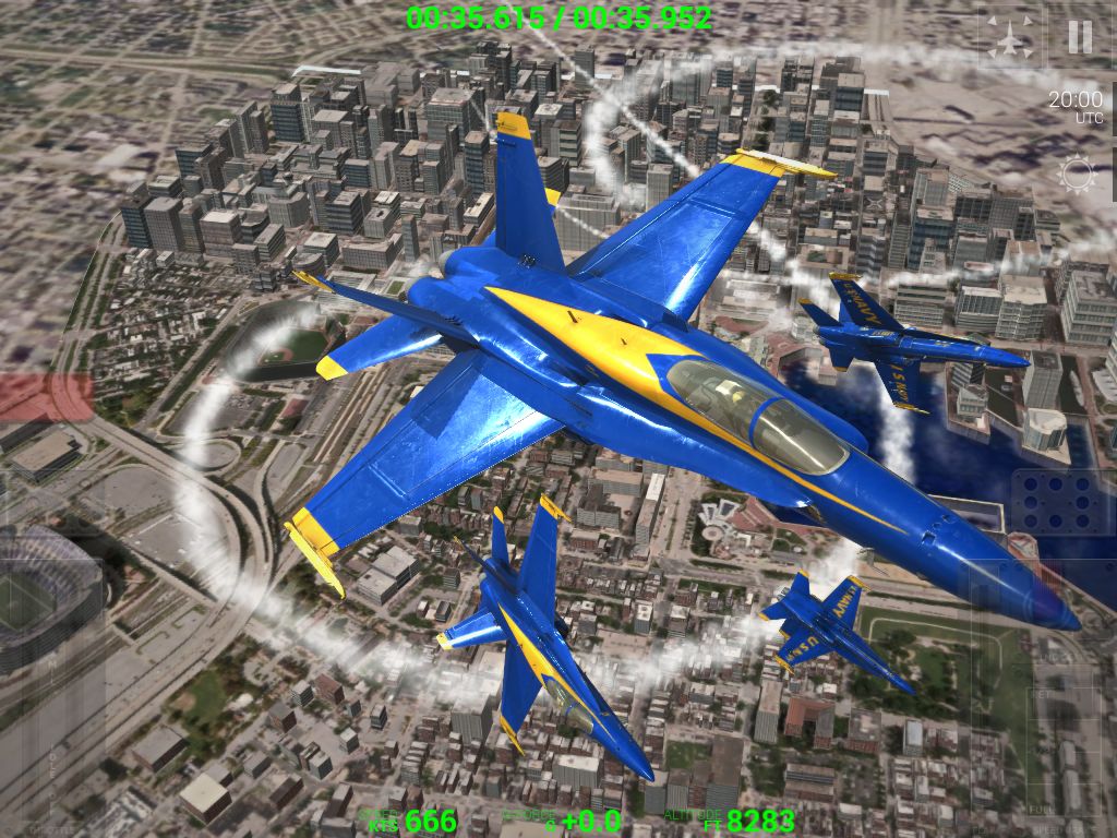Screenshot of Blue Angels: Aerobatic Flight 