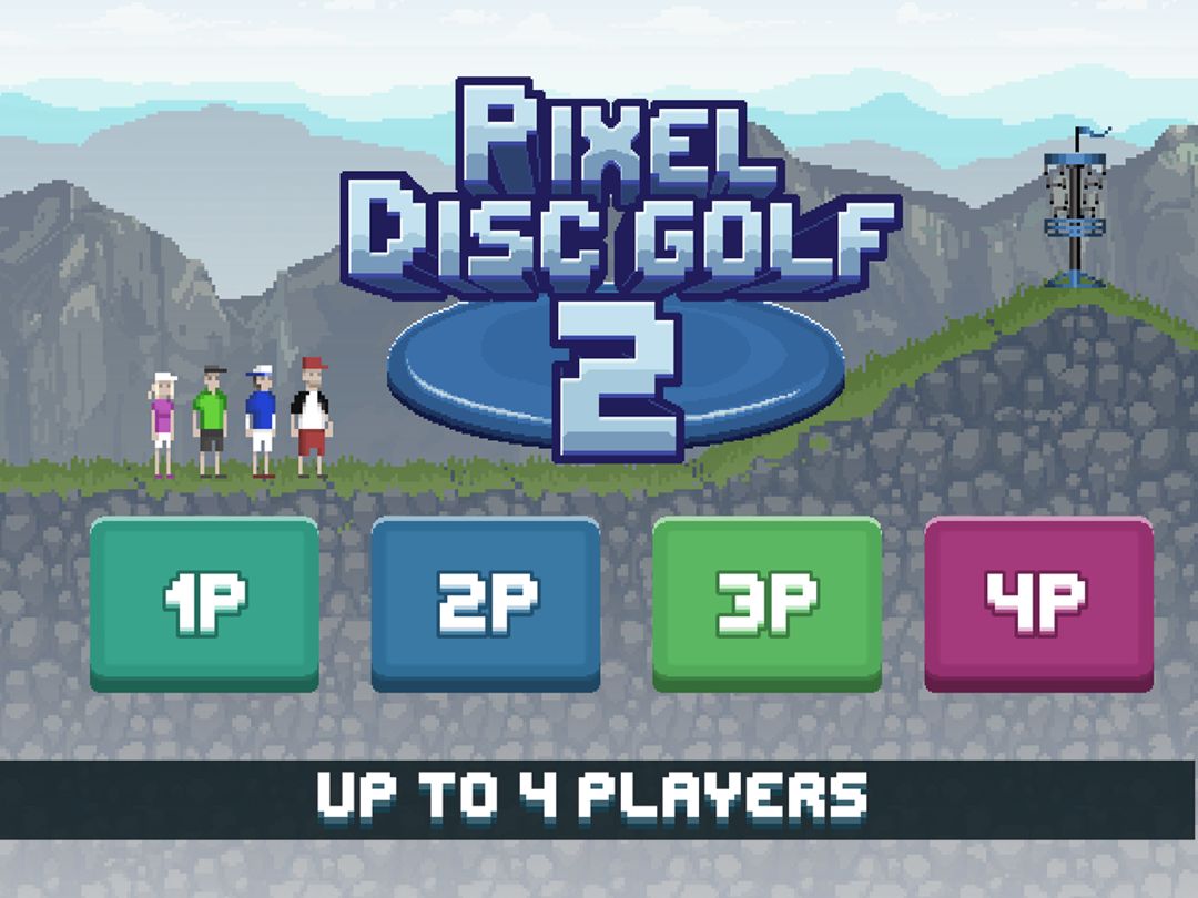 Pixel Disc Golf 2 screenshot game