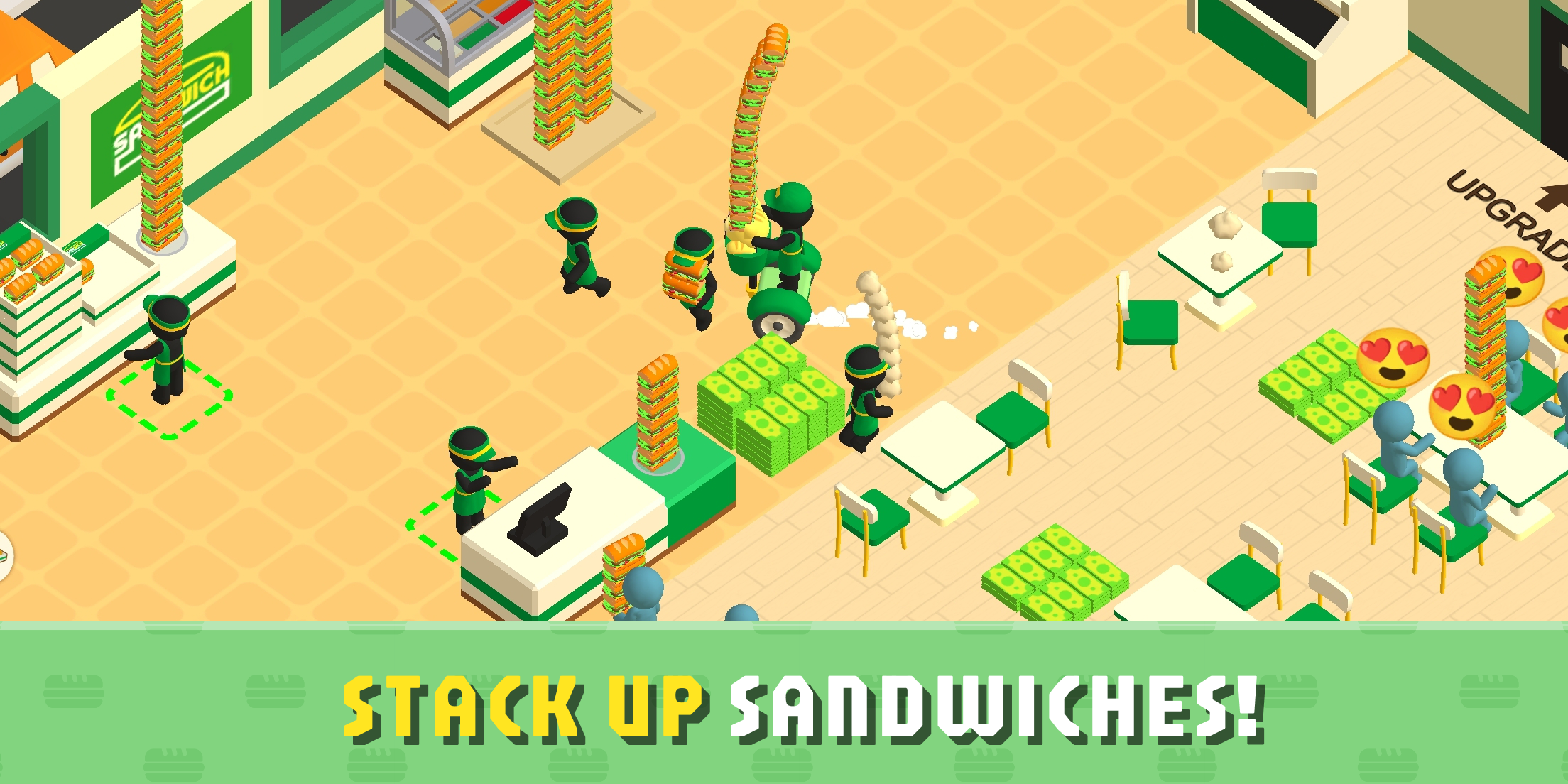 Sandwich Tycoon Game Screenshot