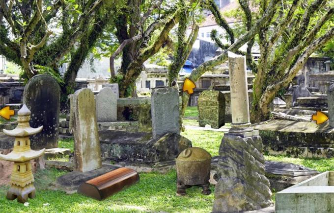 Скриншот игры Escape Game-Abandoned Cemetery