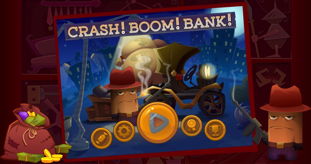 Crash! Boom! Bank! ภาพหน้าจอเกม