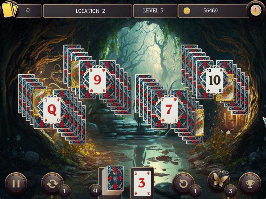 Screenshot of Mystery Solitaire. Grimm's Tales 9