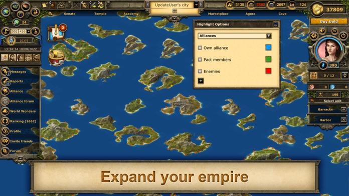 Screenshot of Grepolis - Divine Strategy MMO