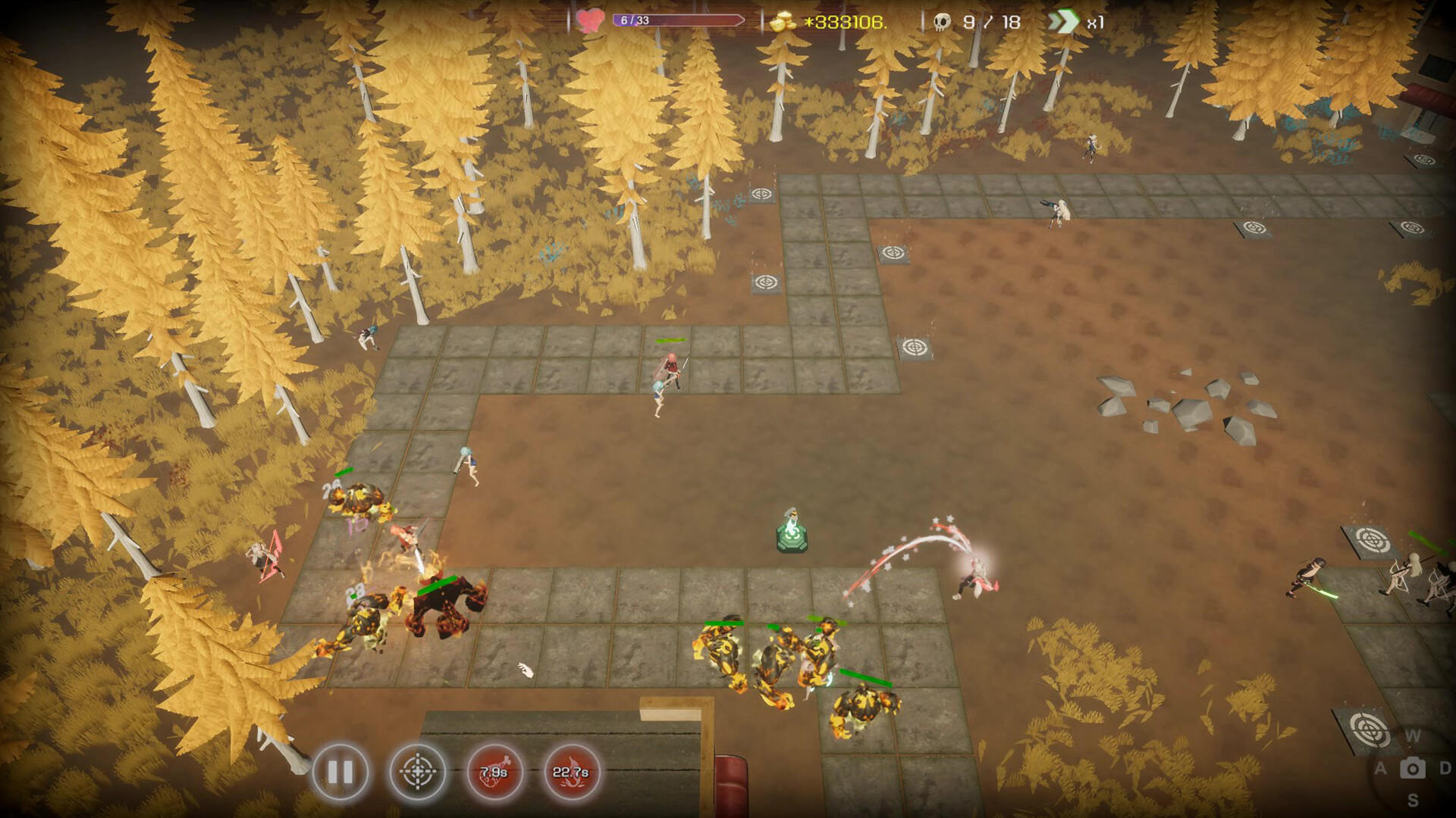 Lovely Defenders screenshot game