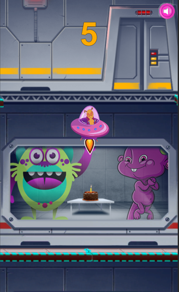 Screenshot of Spaceship Adventure Game