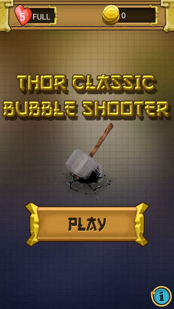 Thor - Classic Bubble Shooter 게임 스크린 샷