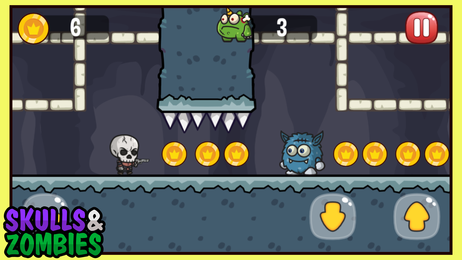 Screenshot 1 of Skulls and Zombies 1.1