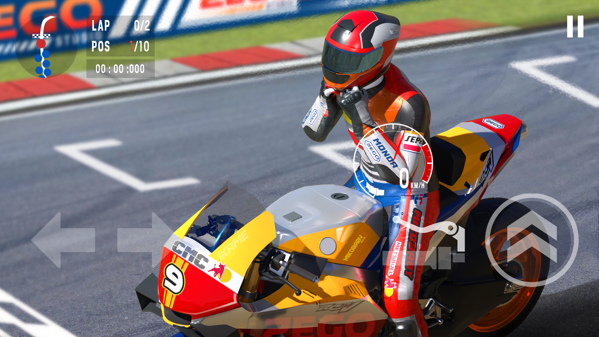 Screenshot of Moto Rider, Bike Racing Game