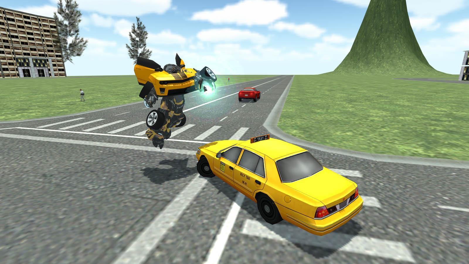 Transformer Robot Car Game Screenshot
