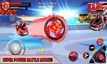 Super Power Watch Battle Car Amazing Avan and Roy Game Screenshot