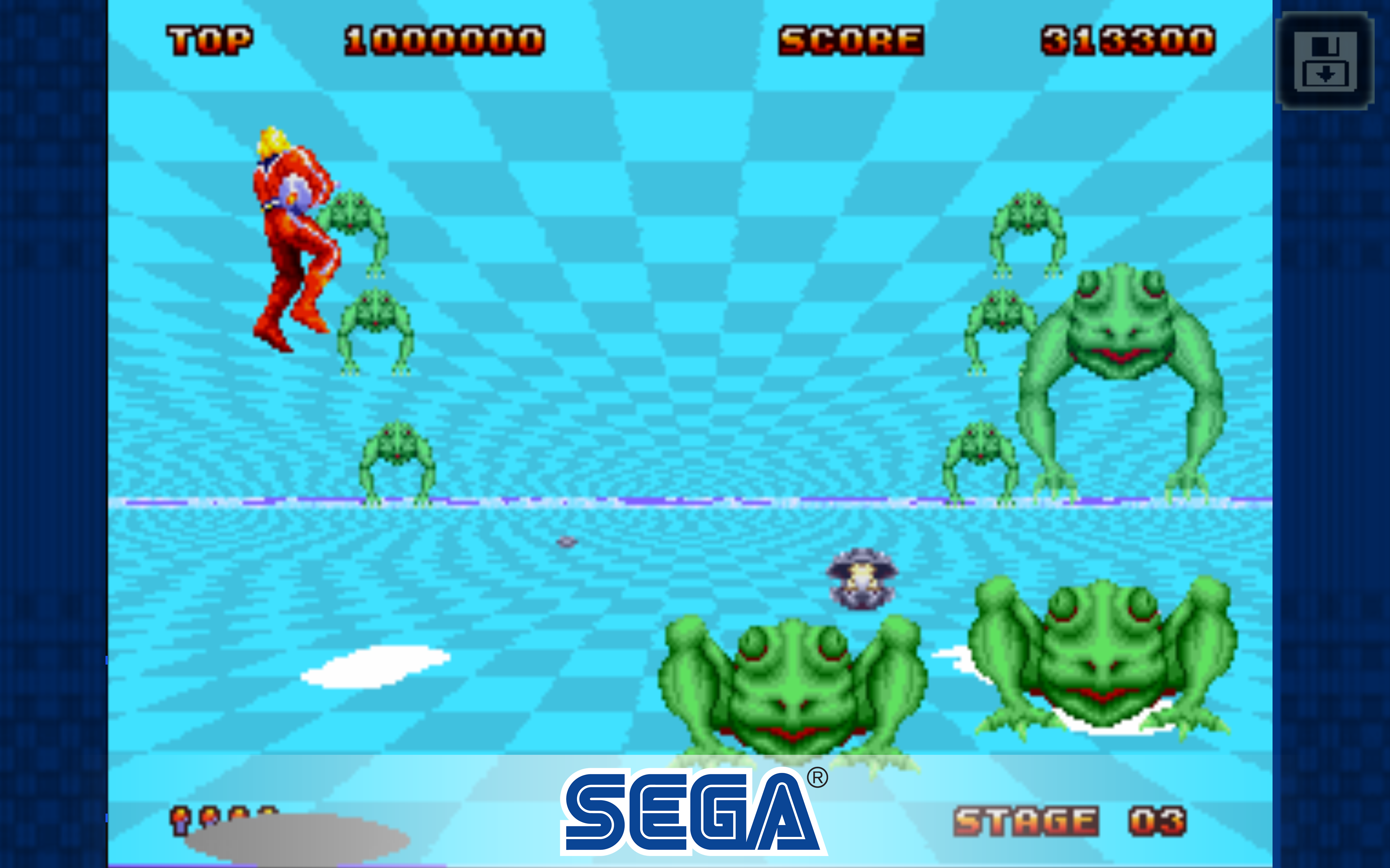Space Harrier II Classic ภาพหน้าจอเกม