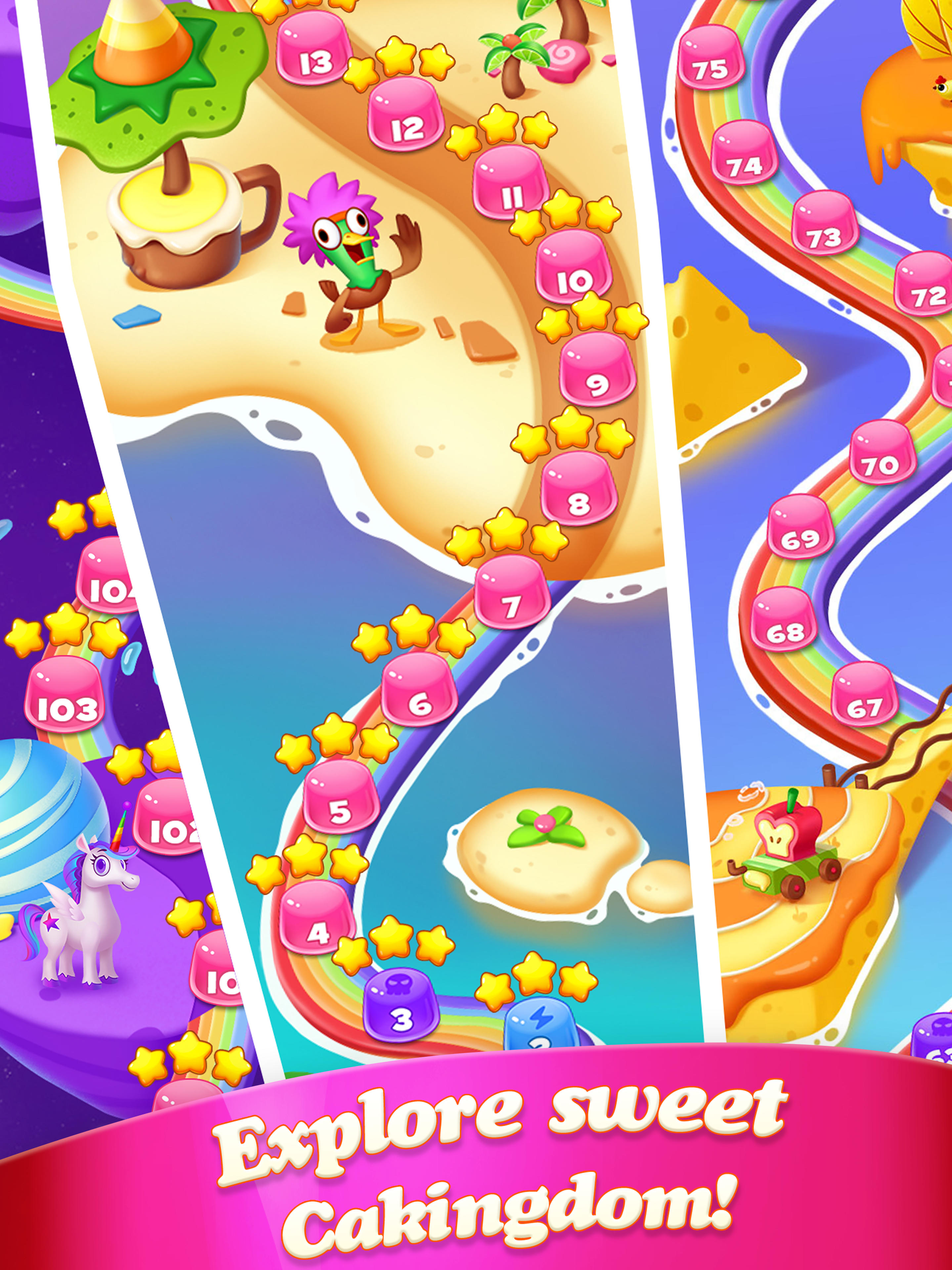Cakingdom Match® Cookie Crush Game Screenshot