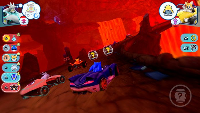 Sonic Racing 게임 스크린 샷