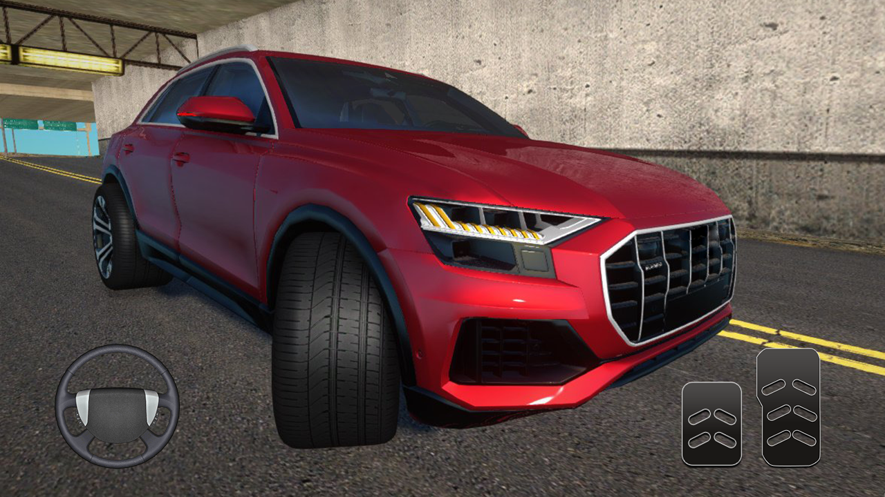 Q8 Audi Driving Simulator 3D Game Screenshot