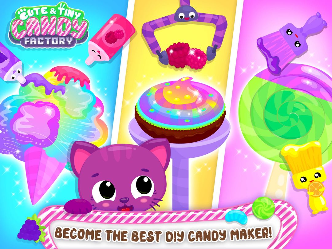 Cute & Tiny Candy Factory - Sweet Dessert Maker 게임 스크린 샷