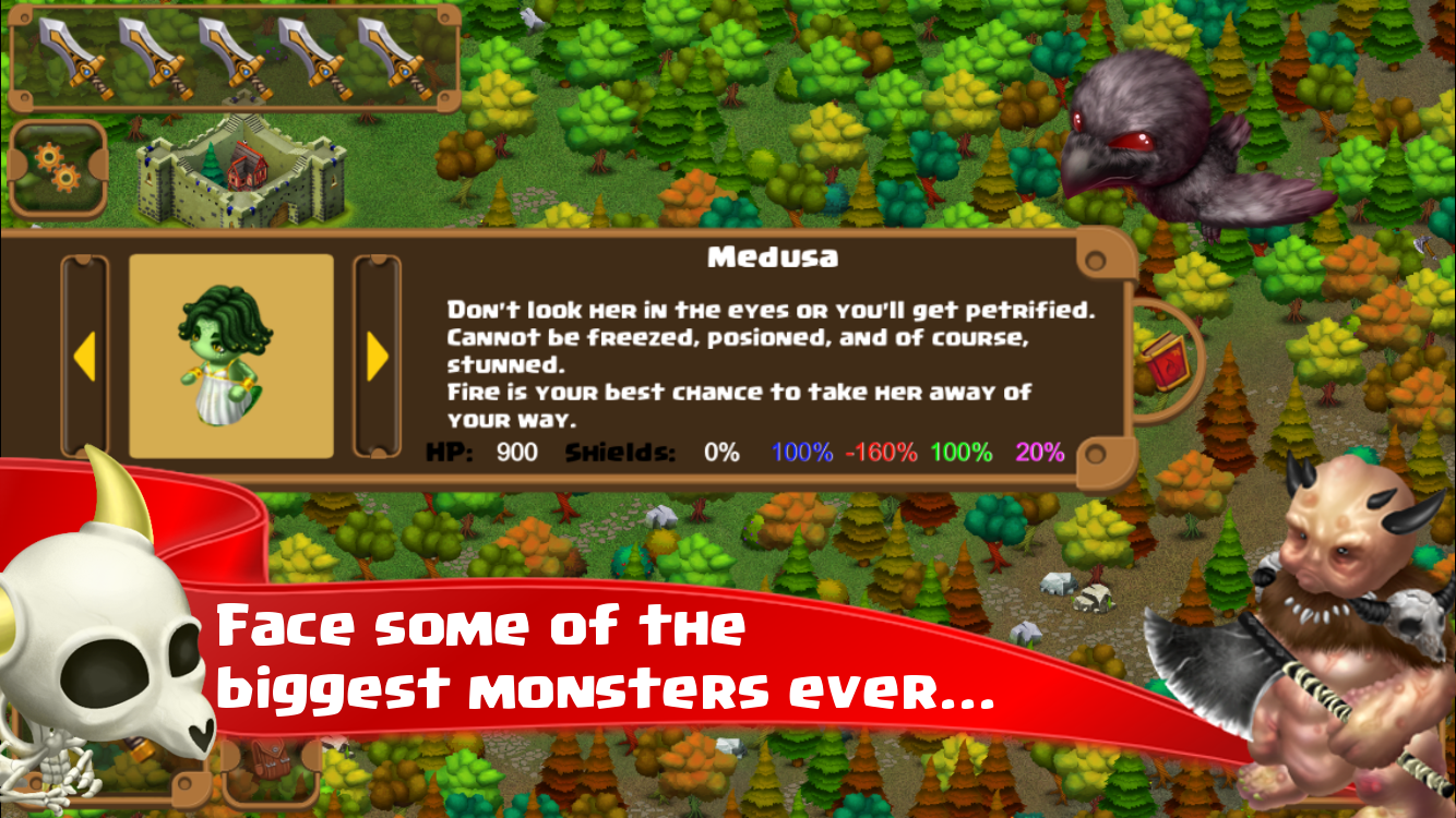 Lost Forest TD Game Screenshot