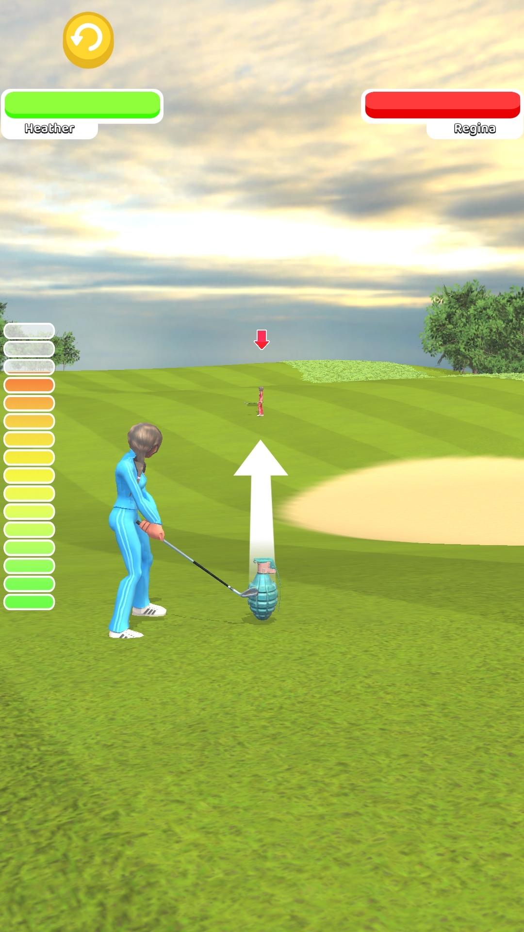 Captura de Tela do Jogo Golf Fight