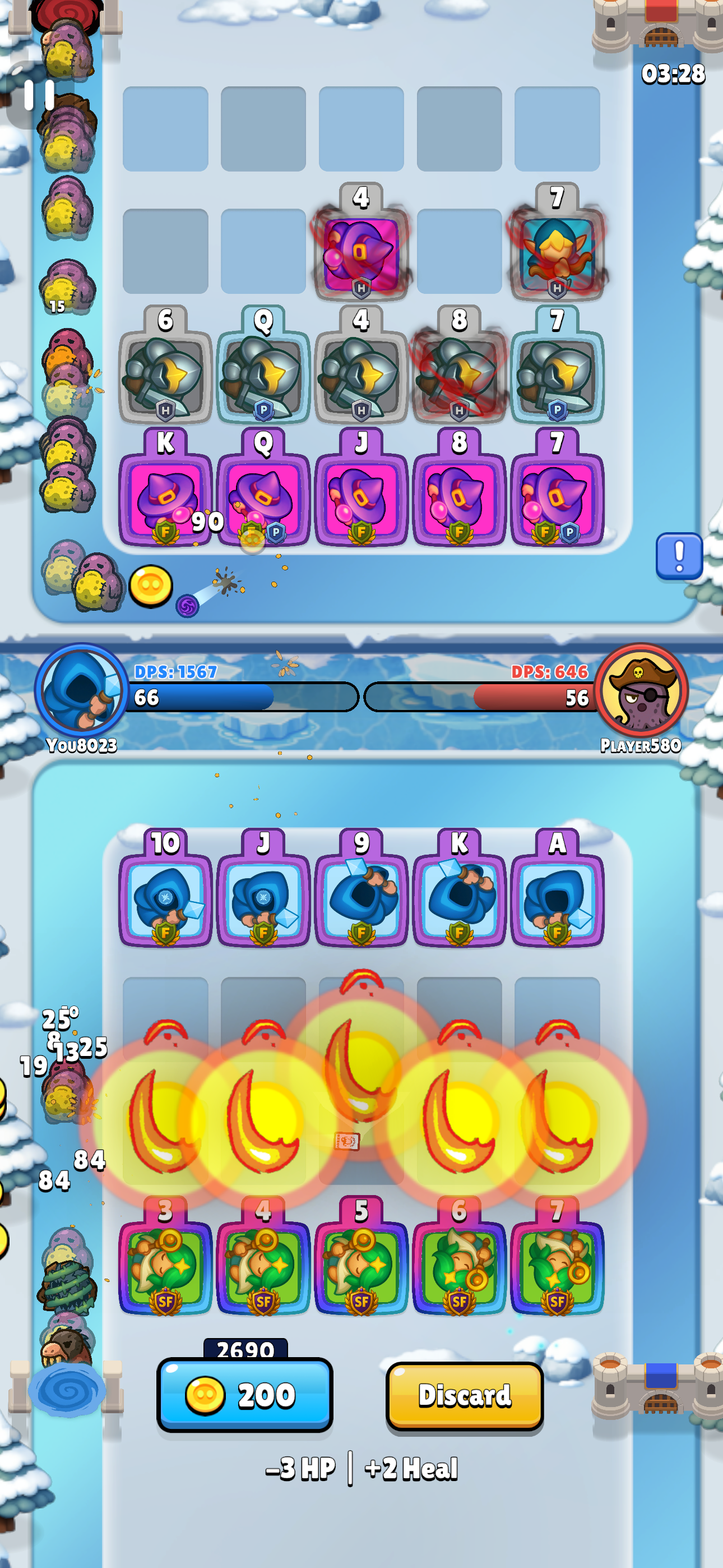 Hand of Heroes Game Screenshot