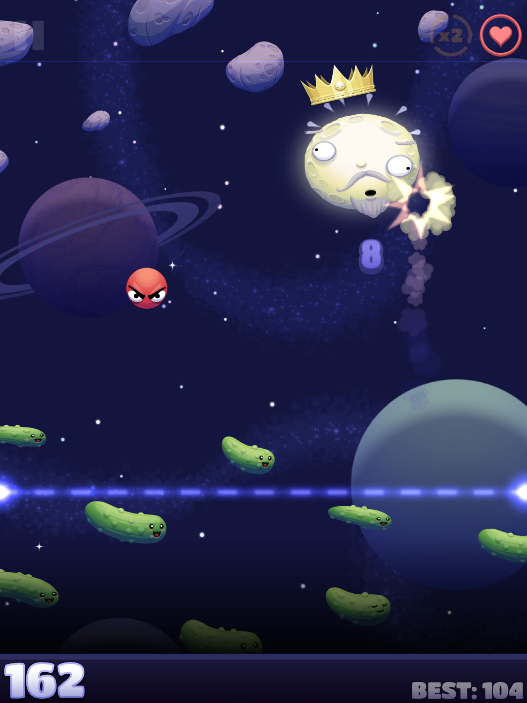 Shoot The Moon Game Screenshot