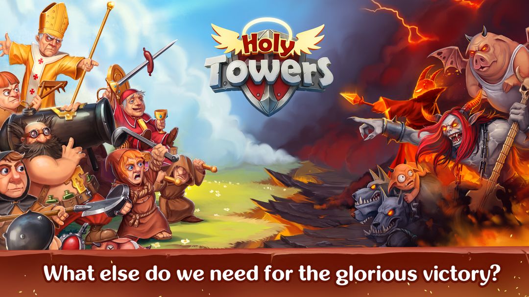 Holy TD: Epic Tower Defense ภาพหน้าจอเกม