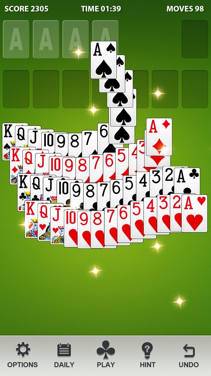 Solitaire Game Screenshot