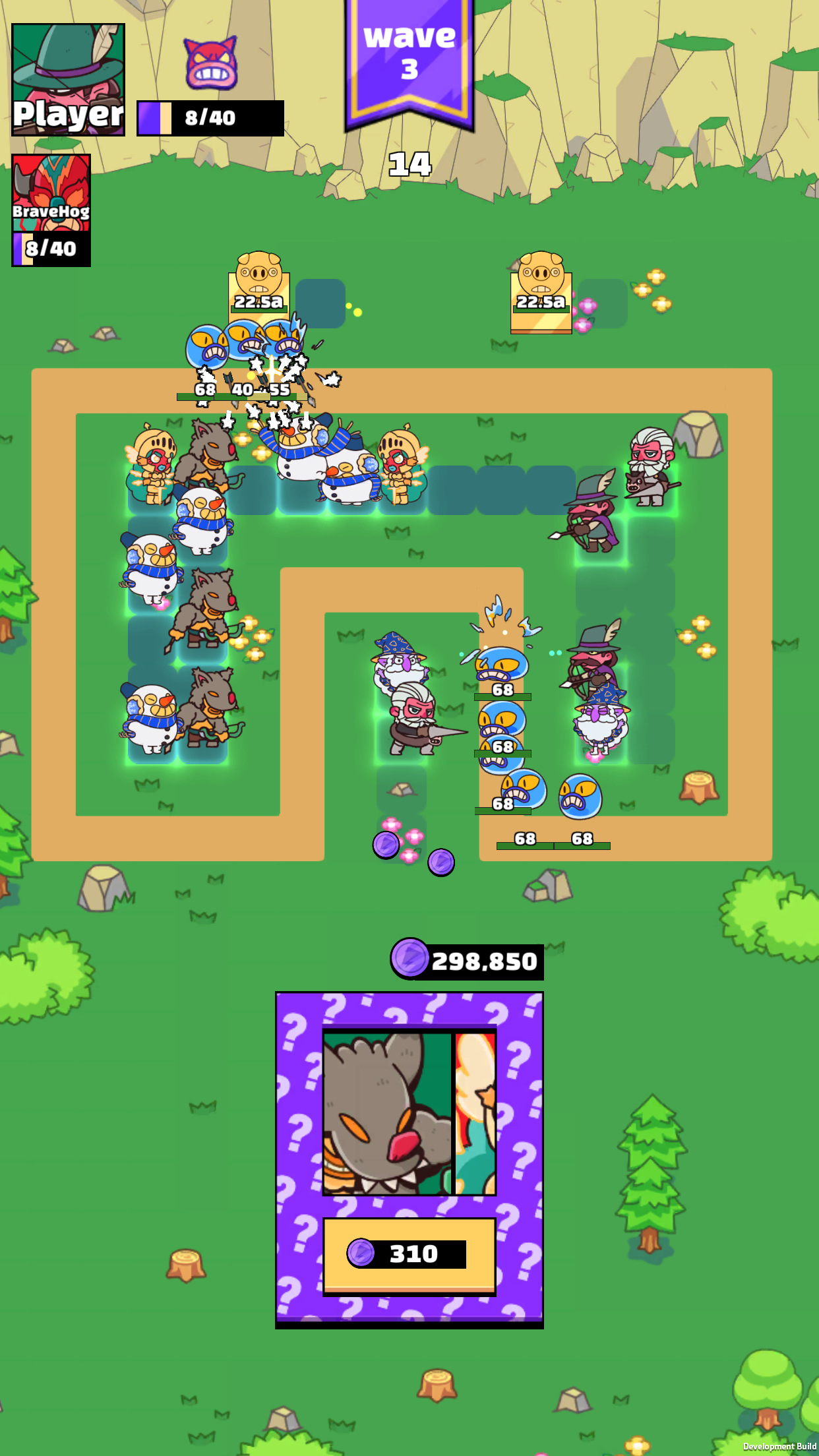 Screenshot of QUIRK: Random Defense