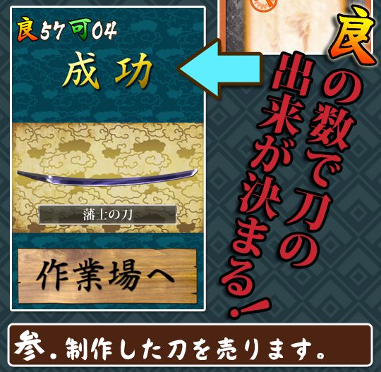 Screenshot of 刀鍛冶次郎