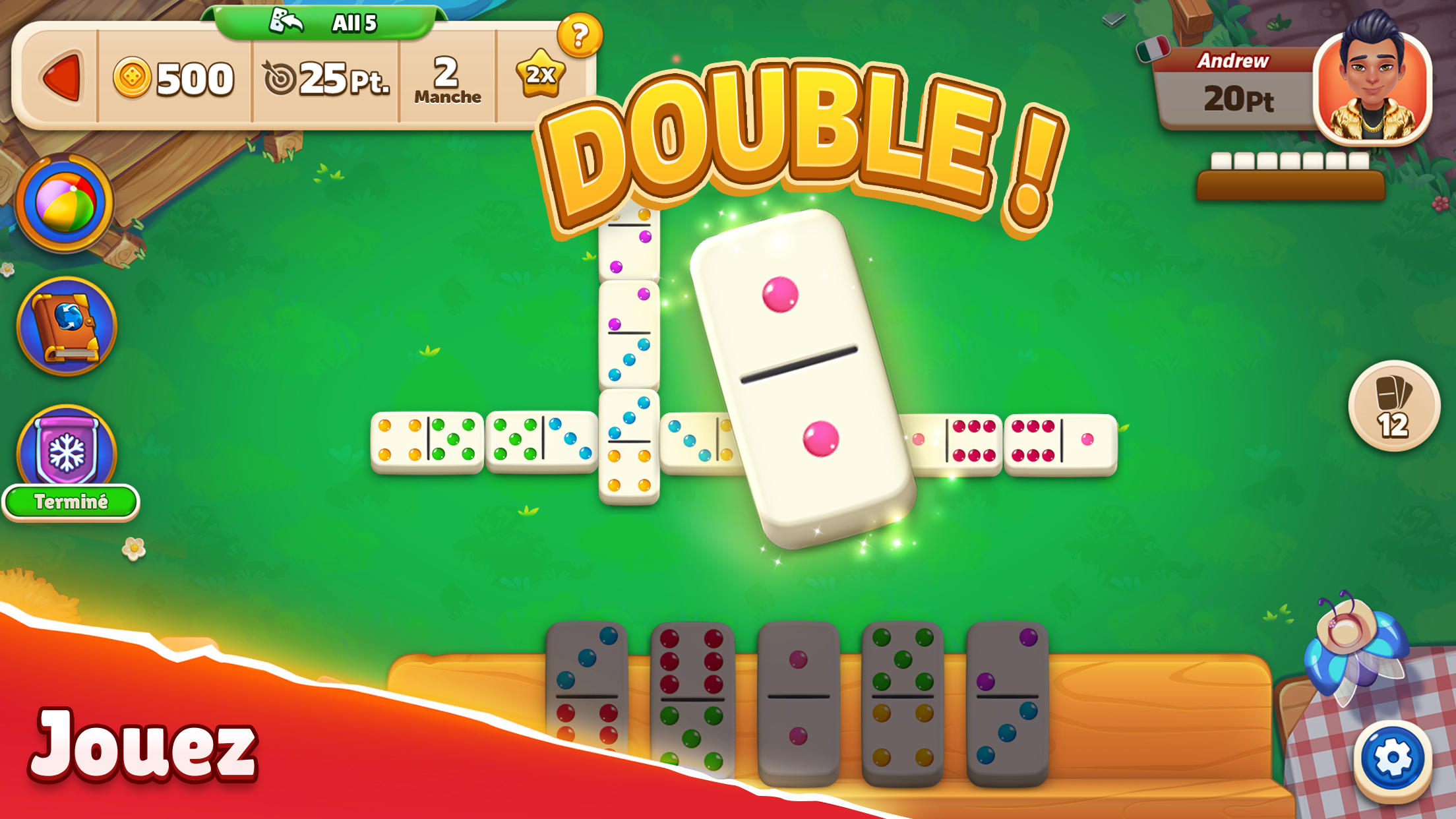Screenshot 1 of Domino Go - Jeu en ligne 3.8.5