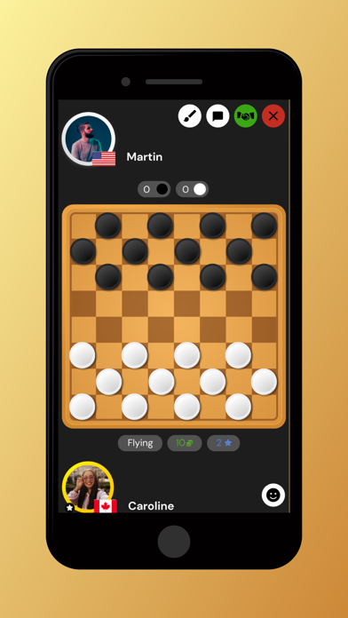 Checkers Online | Dama Game Game Screenshot