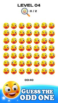 Odd 1 Out Emoji Puzzle Game Game Screenshot