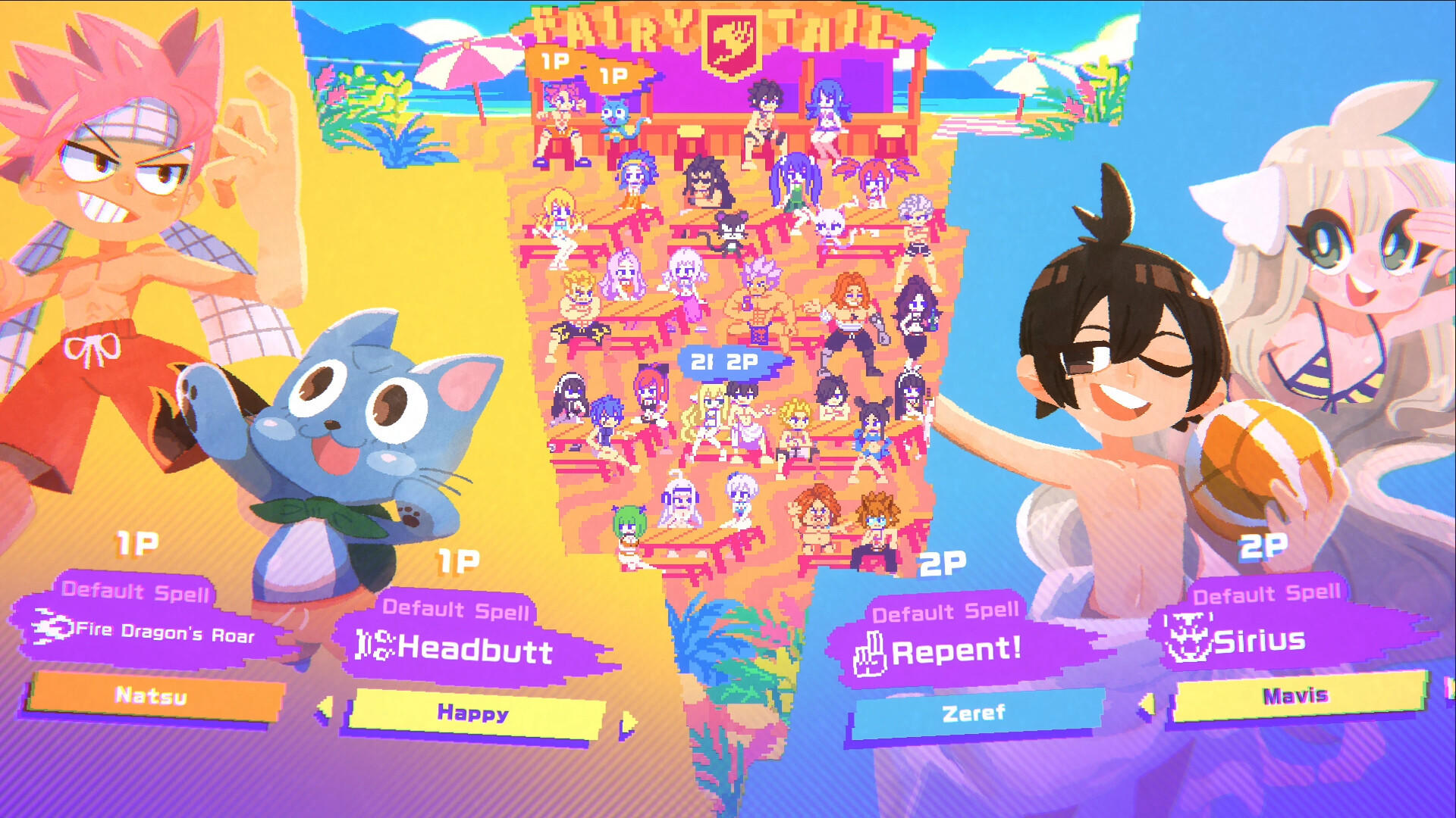 FAIRY TAIL: Beach Volleyball Havoc Game Screenshot