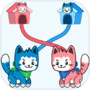 Cat Rush: Draw Home Puzzle