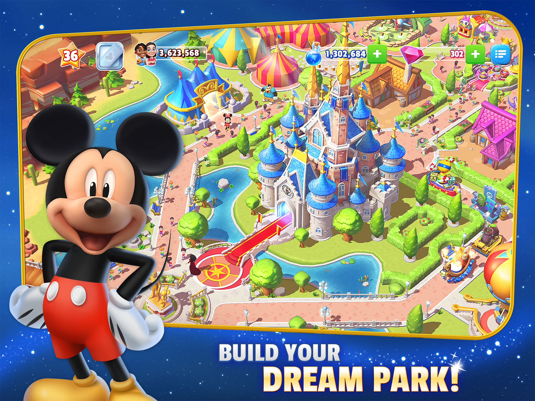 Cuplikan Layar Game Disney Magic Kingdoms