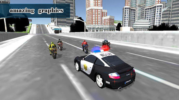 Скриншот игры City Police vs Motorbike thief : Cops Challenger