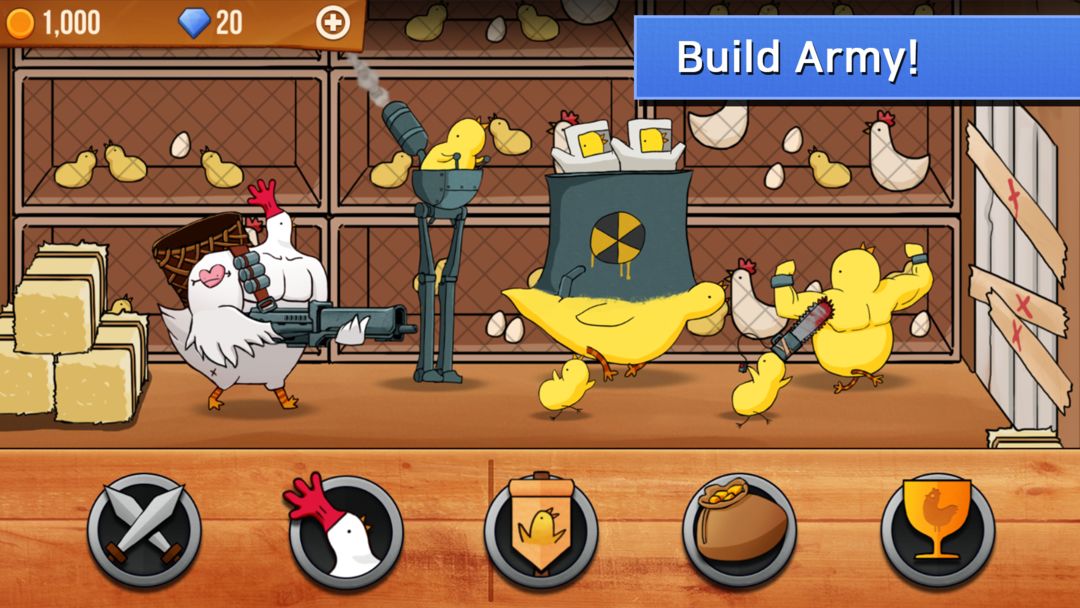 Screenshot of Chicken VS Man