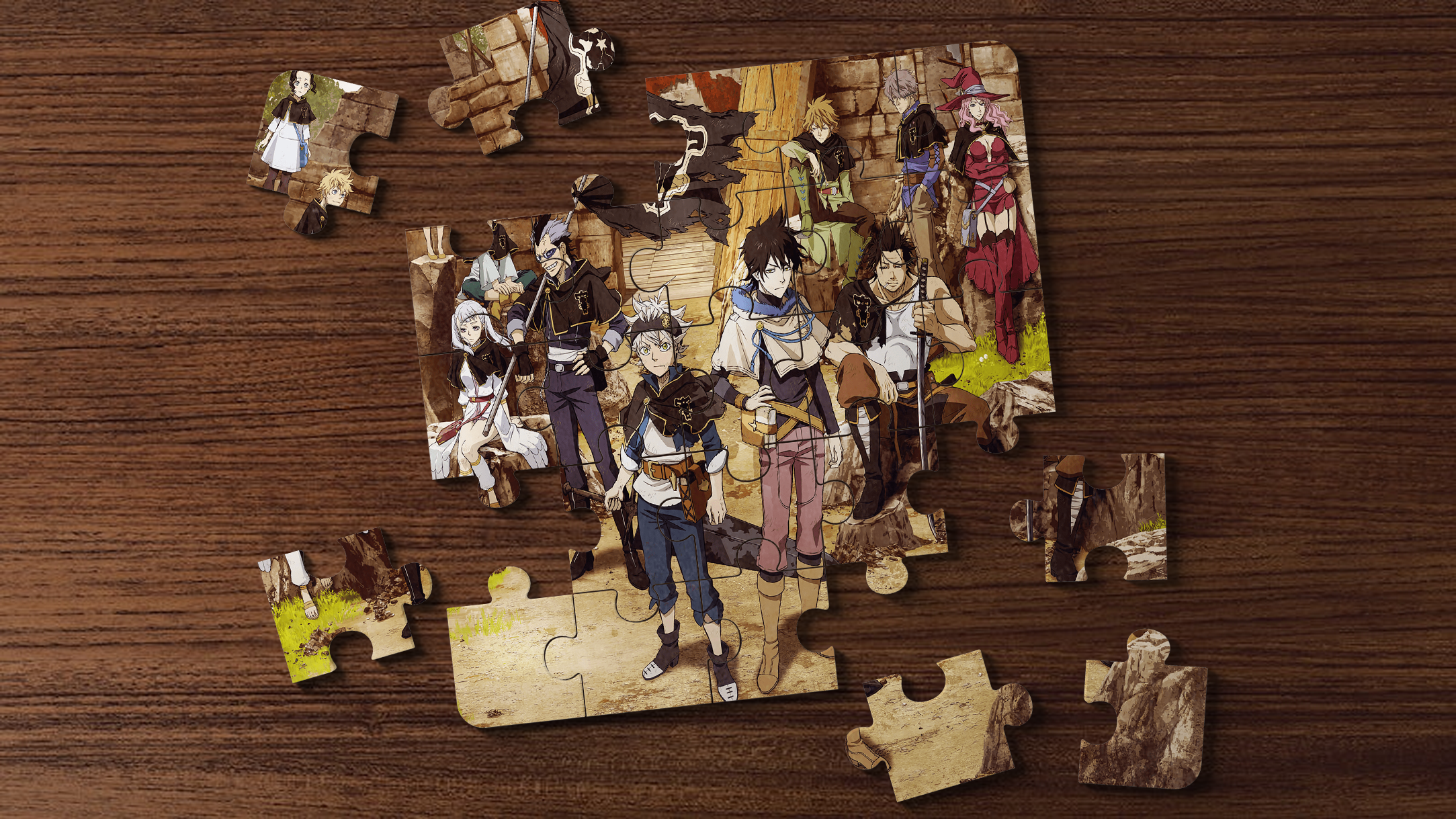 Screenshot of Black Clover Jigsaw Puzzle