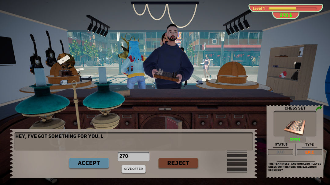 Screenshot of Pawn Simulator