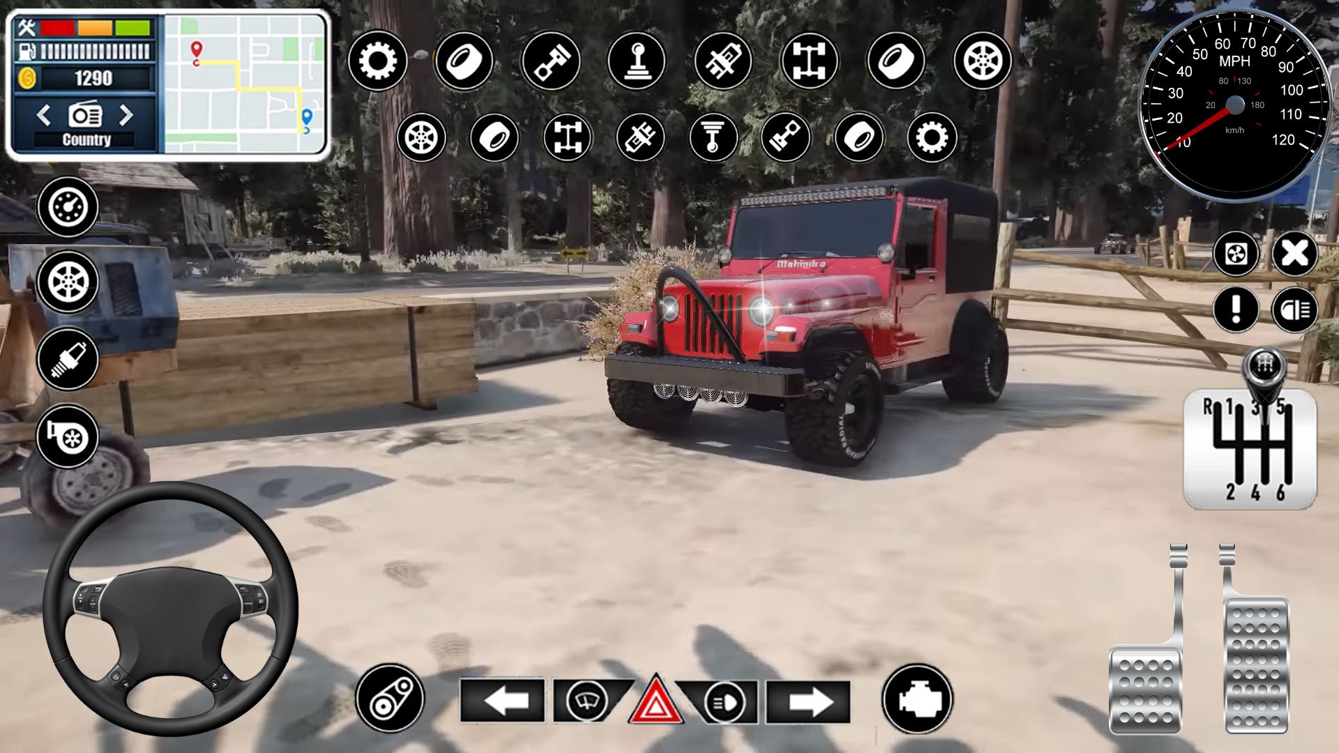 Screenshot of Mahindra Indian Car Game 3D