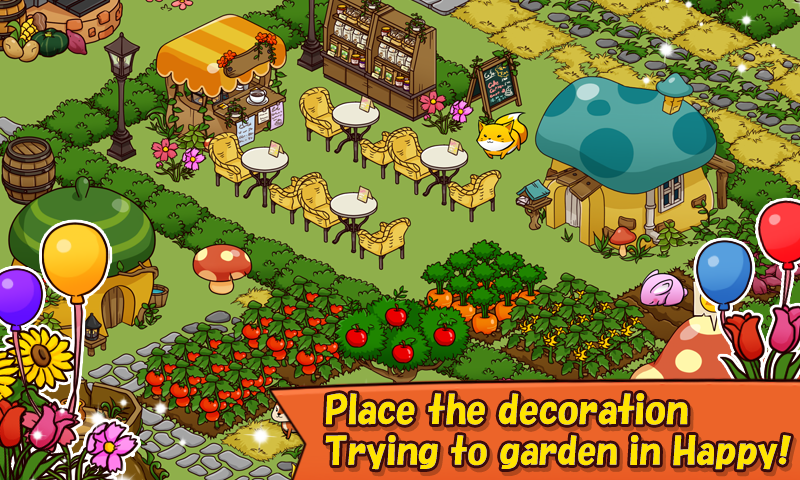 Happy Garden - pets games Game Screenshot