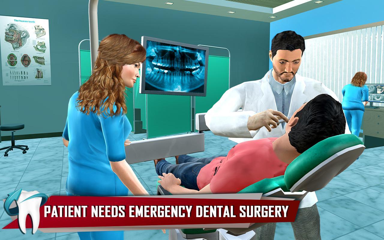 Captura de Tela do Jogo Dentist Surgery ER Emergency Doctor Hospital Games