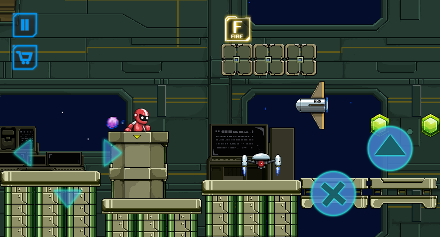 Space Attack: Red Planet sail Game Screenshot